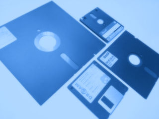 old floppy disks